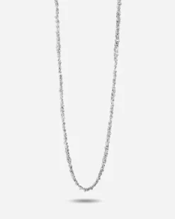 COLLANA FORZATINA INTRECCIATA IN ARGENTO
