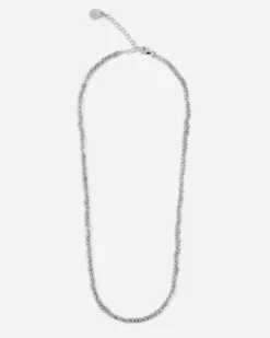 COLLANA FORZATINA INTRECCIATA IN ARGENTO