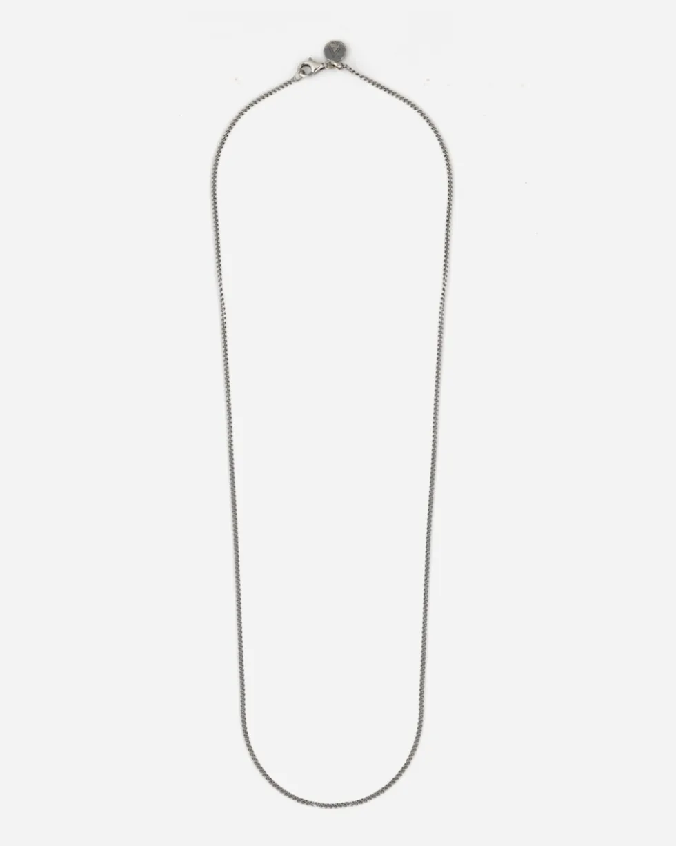 COLLANA GRUMETTA FILO 045 IN ARGENTO