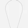COLLANA GRUMETTINA CON CUBI IN ARGENTO