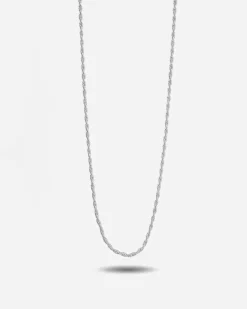 COLLANA MINI CORDA IN ARGENTO