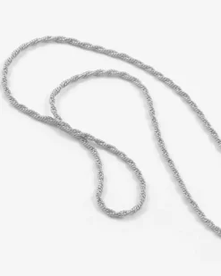 COLLANA MINI CORDA IN ARGENTO