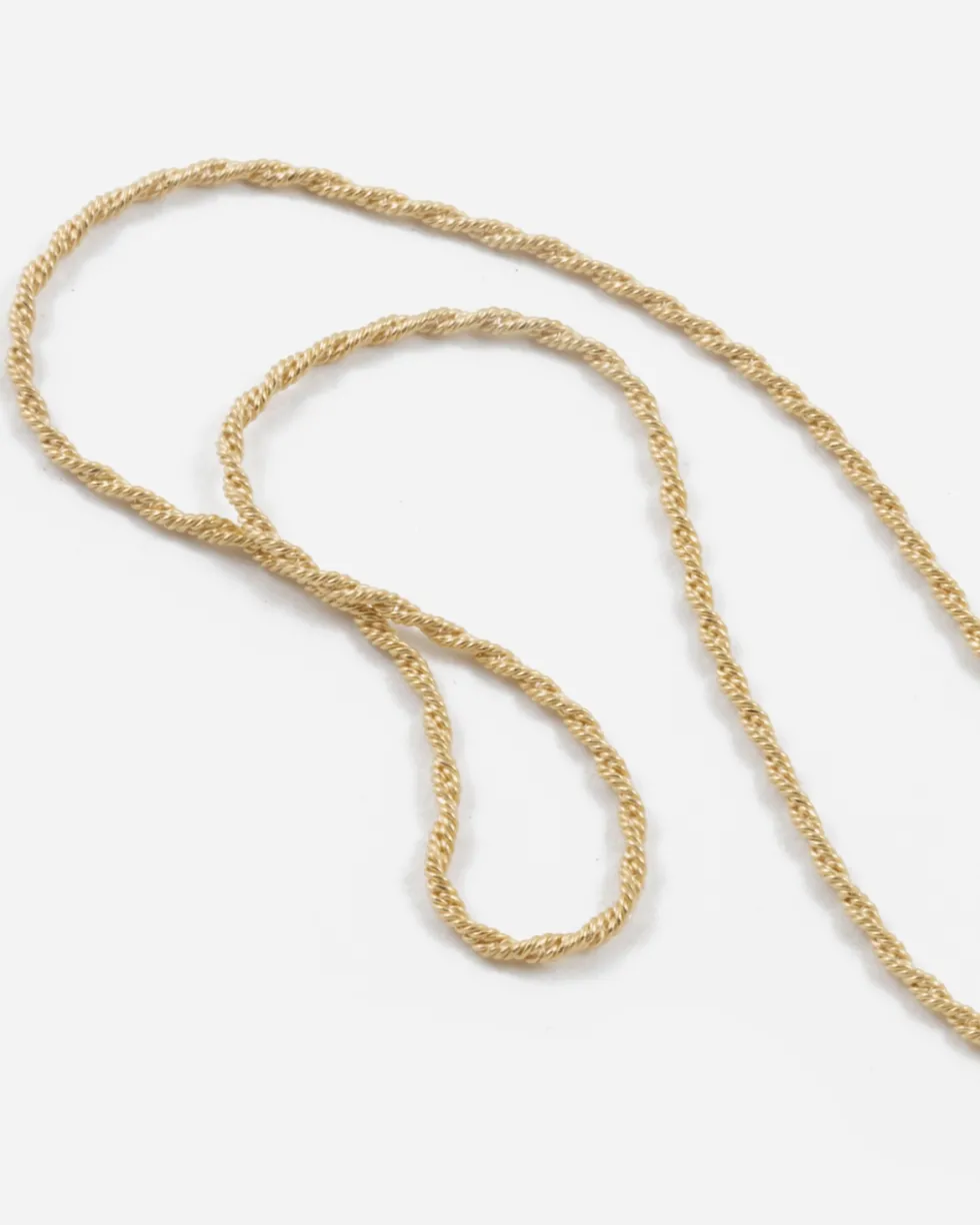 COLLANA MINI CORDA PLACCATA ORO