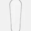 COLLANA TRECCIA DIAMOND BRAID IN ARGENTO