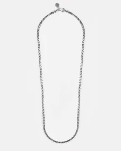 COLLANA TRECCIA DIAMOND BRAID IN ARGENTO