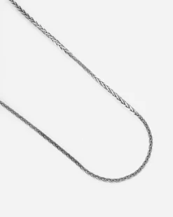 COLLANA TRECCIA DIAMOND BRAID IN ARGENTO