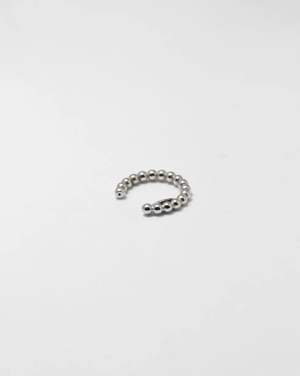 EAR CUFF ORECCHINO SENZA BUCO PALLINE UN GIRO IN ARGENTO
