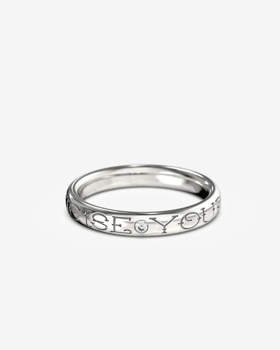 FEDE NUZIALE CONFORT CON DIAMANTE H3,5