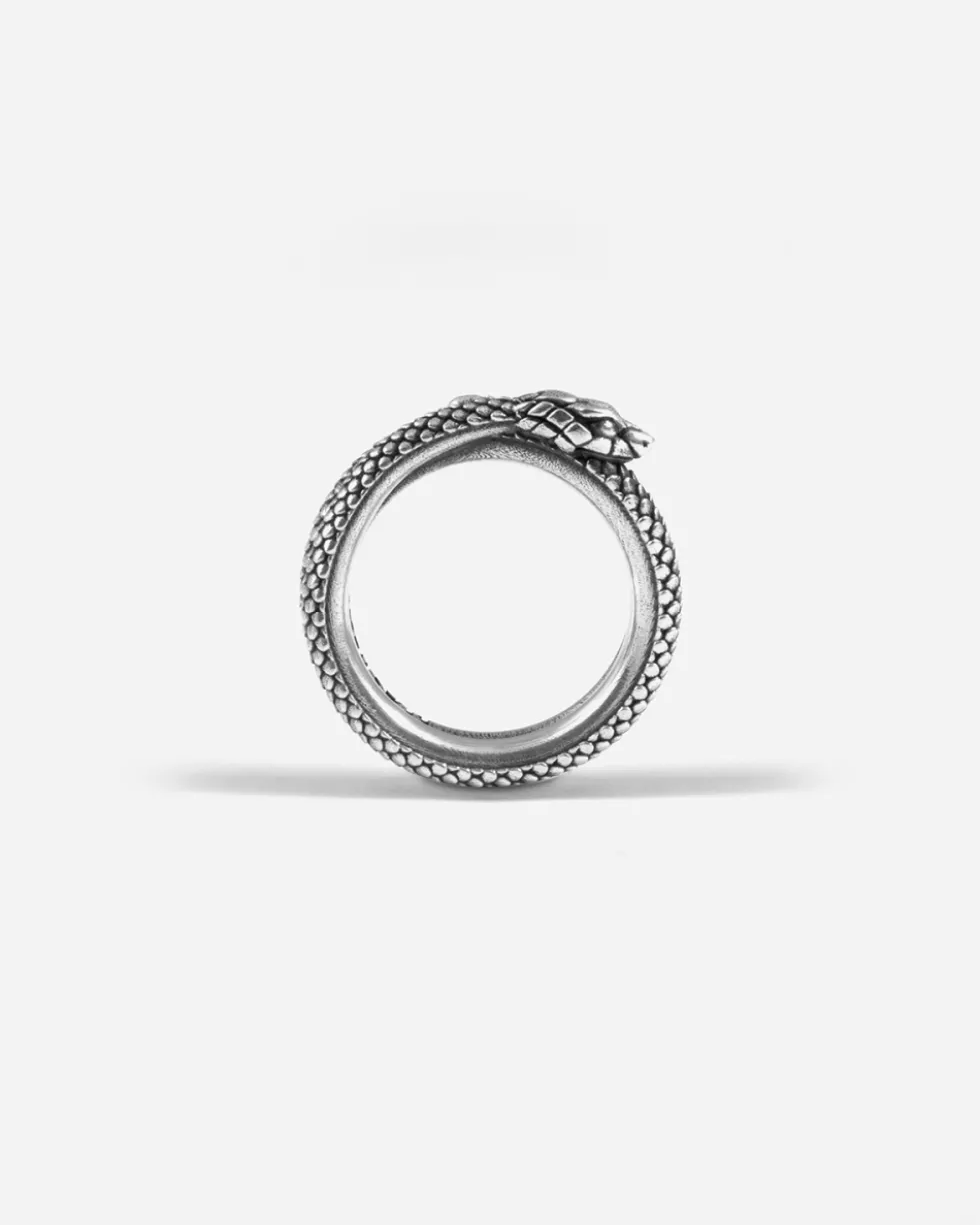 FEDE SERPENTE IN ARGENTO