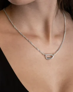 MINI MOSCHETTONE IN ARGENTO