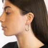 ORECCHINO A CERCHIO GRANDE LISCIO FILO 2,5 MM DIAM 30 MM IN ARGENTO