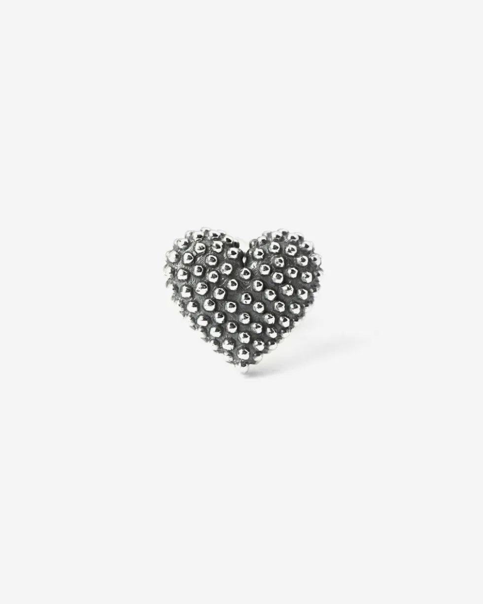 ORECCHINO A LOBO CUORE PUNTINATO