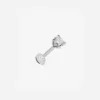 ORECCHINO A LOBO PIERCING SILVER SPOT IN ARGENTO CON BRILLANTE