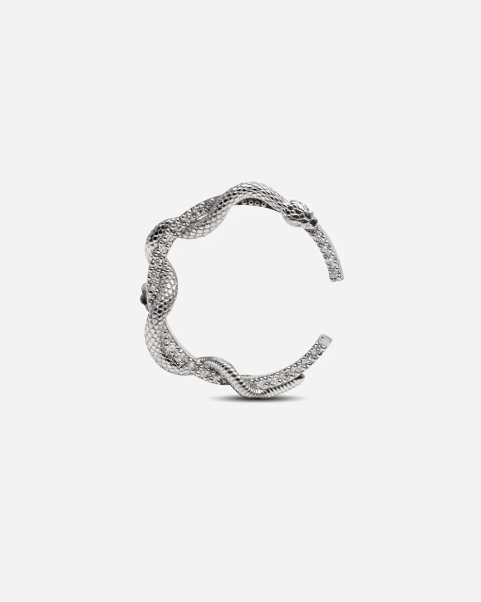ORECCHINO CON DIAMANTI SHINY SURROUNDING SNAKE