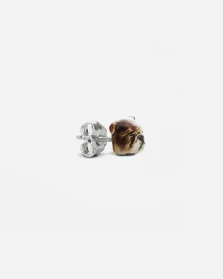 ORECCHINO DOG FEVER BULLDOG INGLESE SMALTATO
