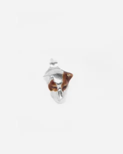 ORECCHINO DOG FEVER JACK RUSSEL IN ARGENTO