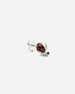 ORECCHINO DOG FEVER JACK RUSSEL SMALTATO